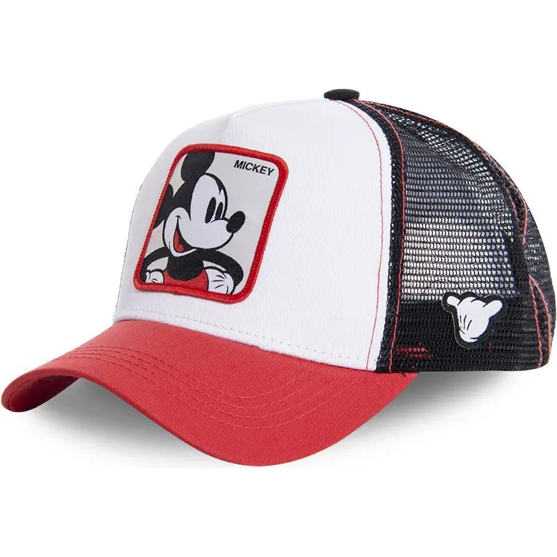 Anime Cartoon Baseball Caps For Women Men's Mesh Hats Duck Embroidered Hip Hop Snapback Hat