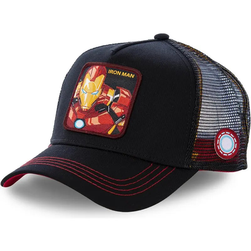 Anime Cartoon Baseball Caps For Women Men's Mesh Hats Duck Embroidered Hip Hop Snapback Hat