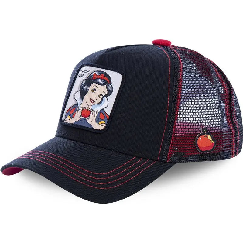 Anime Cartoon Baseball Caps For Women Men's Mesh Hats Duck Embroidered Hip Hop Snapback Hat