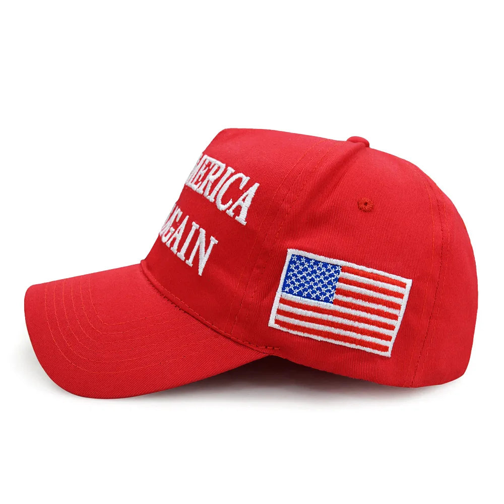 Fashion Baseball Caps MAGA America Snapback Hats Adjustable for Outdoor Sports Caps Hip Hop Hats Trendy Solid Colors