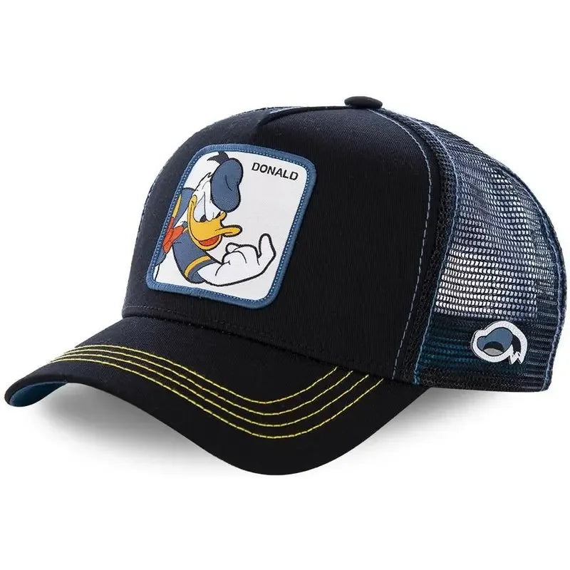 Anime  Snapback Cotton Baseball Cap Men Women Hip Hop Dad Hat Trucker Mesh Hat