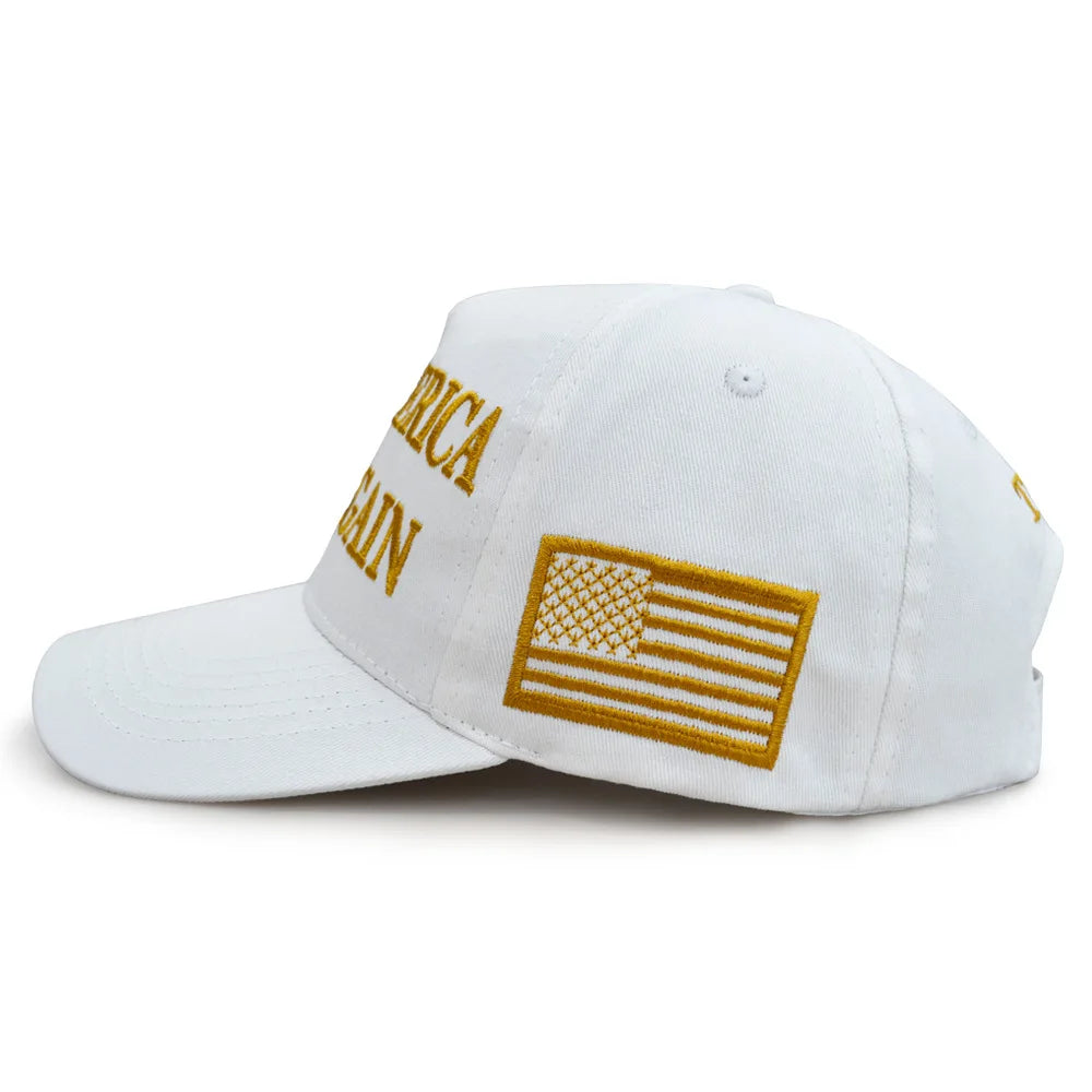 Fashion Baseball Caps MAGA America Snapback Hats Adjustable for Outdoor Sports Caps Hip Hop Hats Trendy Solid Colors