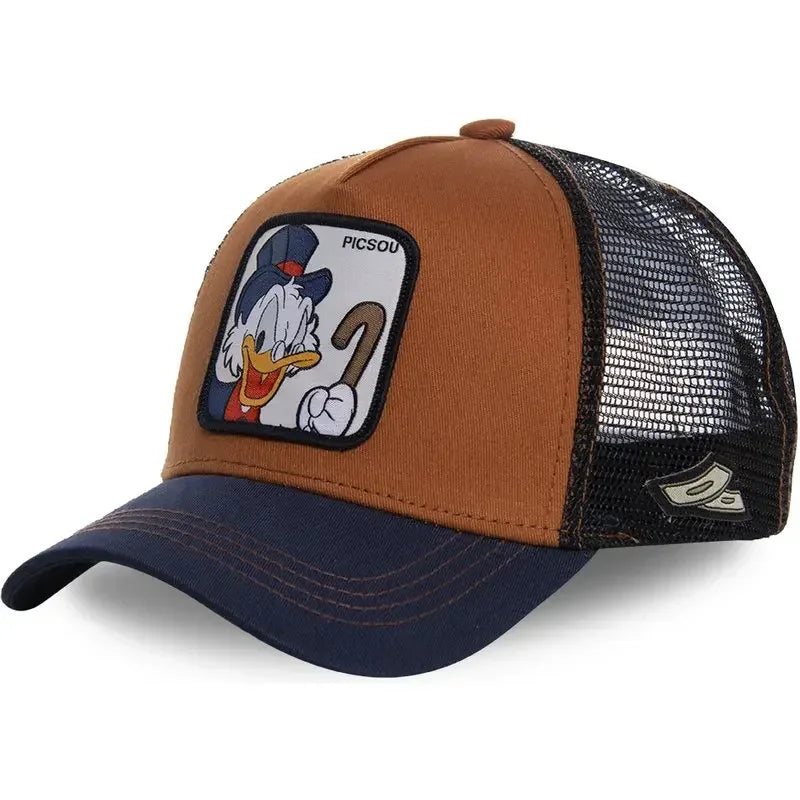 Anime  Snapback Cotton Baseball Cap Men Women Hip Hop Dad Hat Trucker Mesh Hat