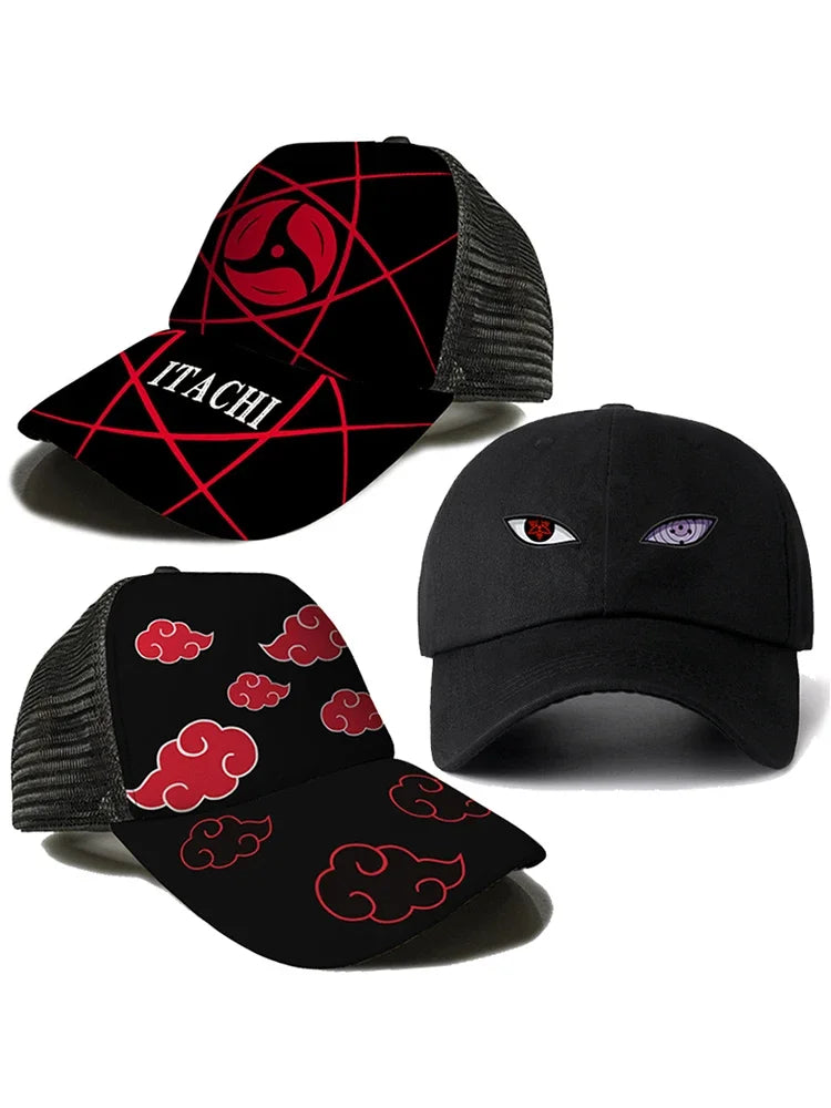 Anime Naruto Baseball Cap Summer Beach Sun Hat Cosplay Adjustable Sport Cap Toys