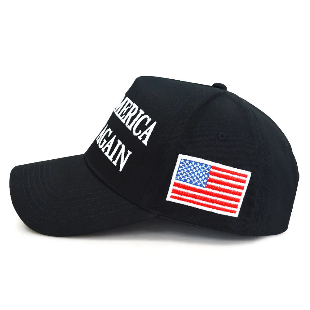 Fashion Baseball Caps MAGA America Snapback Hats Adjustable for Outdoor Sports Caps Hip Hop Hats Trendy Solid Colors