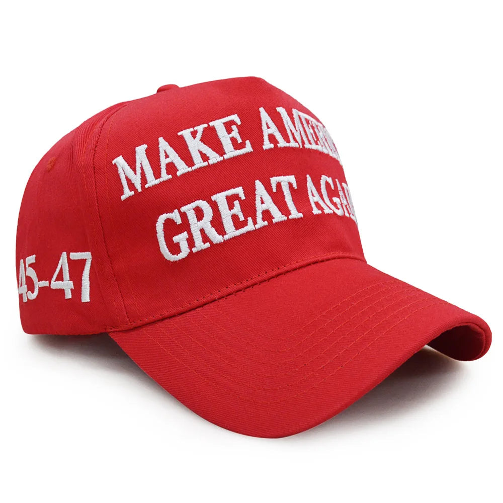 Fashion Baseball Caps MAGA America Snapback Hats Adjustable for Outdoor Sports Caps Hip Hop Hats Trendy Solid Colors