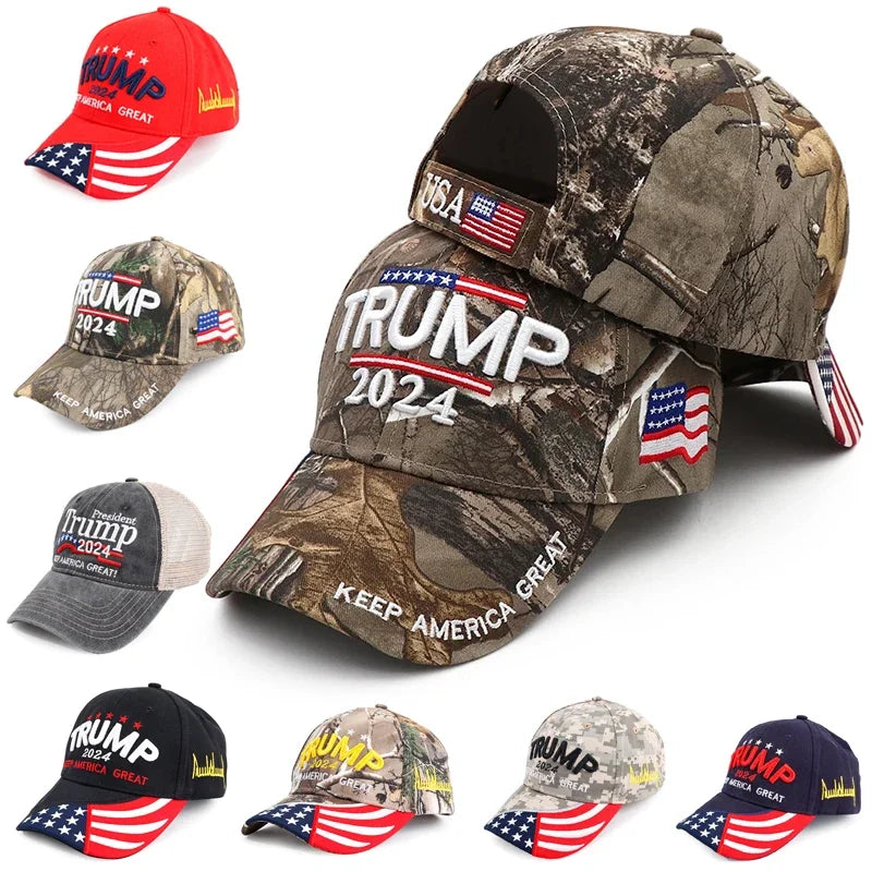 Presidential Hat Make America Great Again Hat Donald Trump Republican Hat Cap MAGA Embroidered Mesh Cap