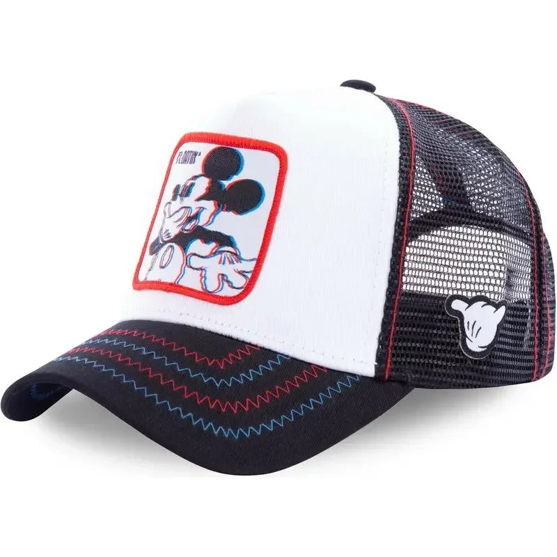 Anime  Snapback Cotton Baseball Cap Men Women Hip Hop Dad Hat Trucker Mesh Hat