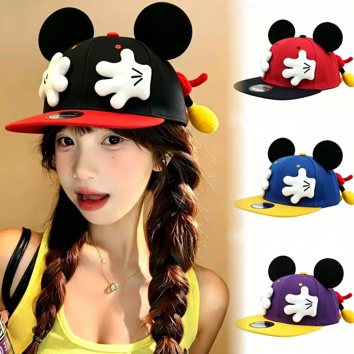 Baseball Cap Anime Duckbill Style Y2K Outdoor Fashion Sunscreen Sunshade Trendy Cap