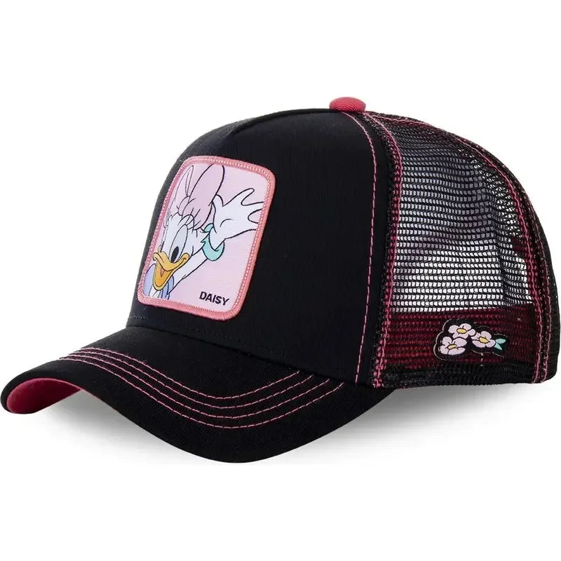 Anime  Snapback Cotton Baseball Cap Men Women Hip Hop Dad Hat Trucker Mesh Hat