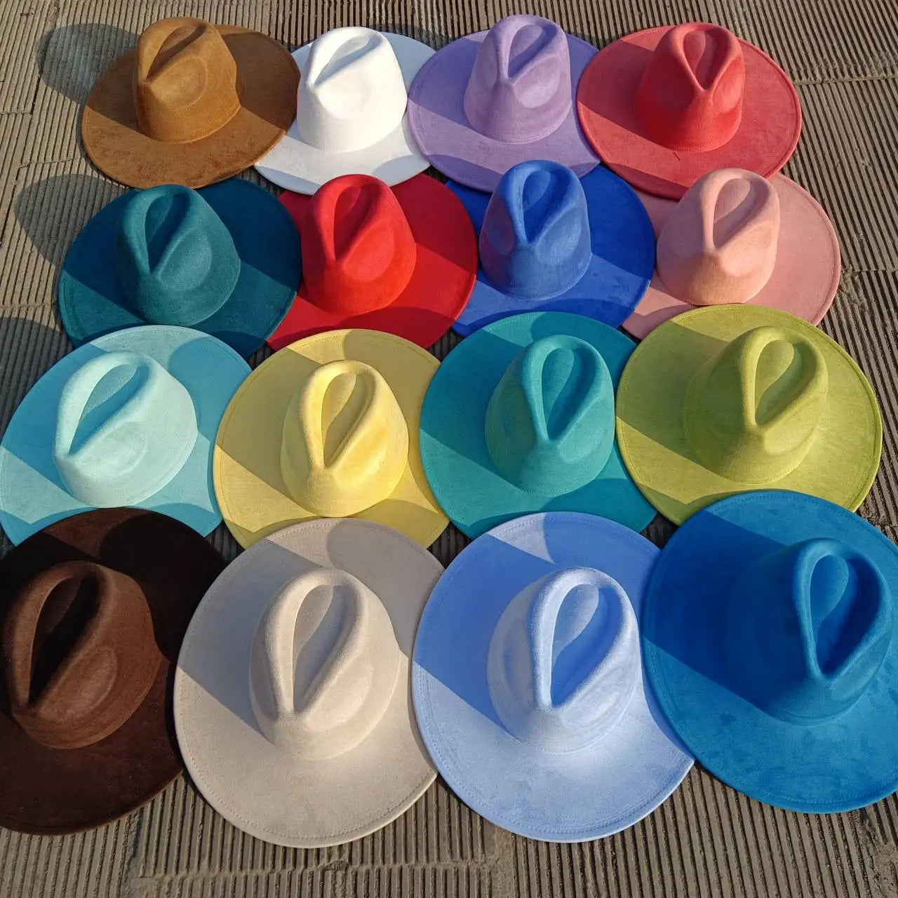 fedora hat heart top 9.5cm brim feather accessories wide brim jazz hat men and women panama hat  sombrero mujer gorras