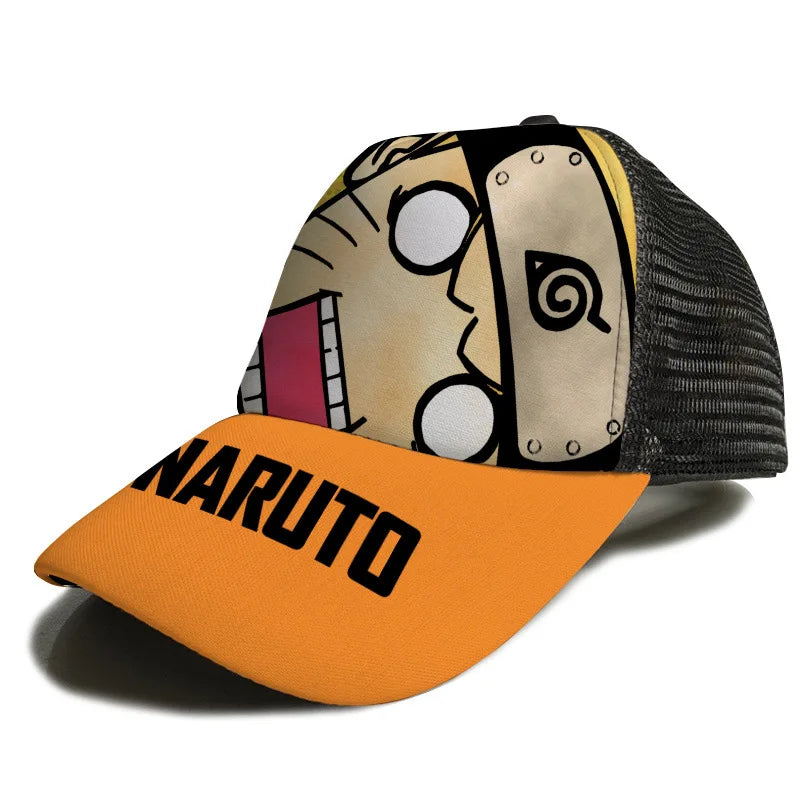 Anime Naruto Baseball Cap Summer Beach Sun Hat Cosplay Adjustable Sport Cap Toys