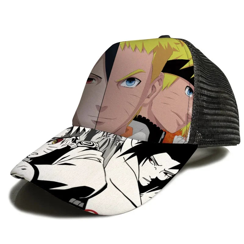 Anime Naruto Baseball Cap Summer Beach Sun Hat Cosplay Adjustable Sport Cap Toys