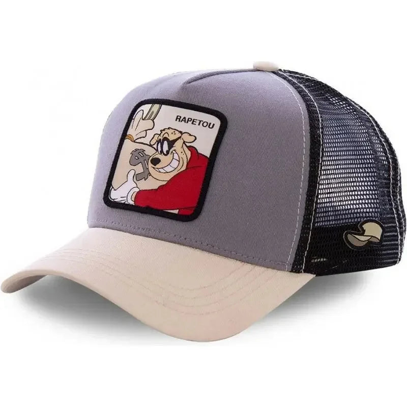 Anime  Snapback Cotton Baseball Cap Men Women Hip Hop Dad Hat Trucker Mesh Hat
