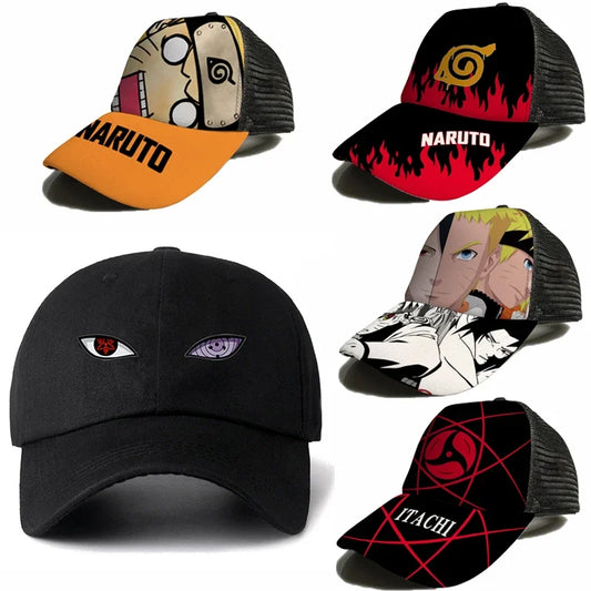 Anime Naruto Baseball Cap Summer Beach Sun Hat Cosplay Adjustable Sport Cap Toys