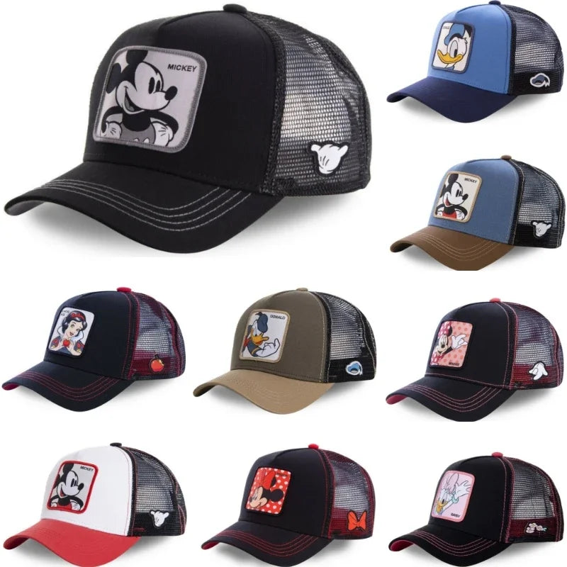 Anime  Snapback Cotton Baseball Cap Men Women Hip Hop Dad Hat Trucker Mesh Hat