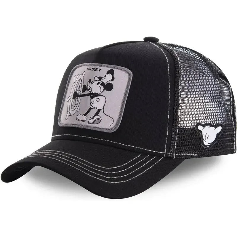 Anime  Snapback Cotton Baseball Cap Men Women Hip Hop Dad Hat Trucker Mesh Hat